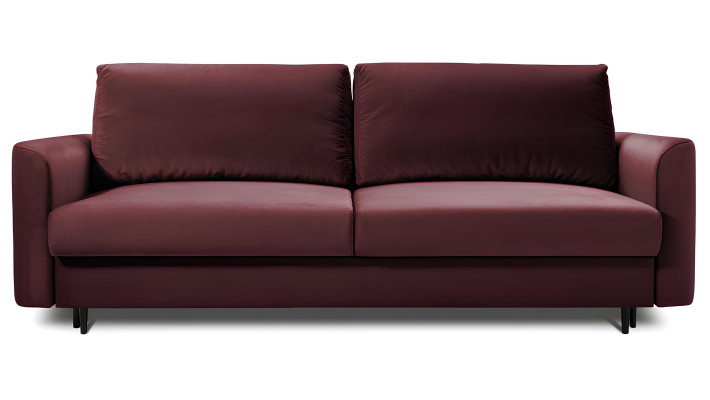 3+3 personers sofa med sovefunktion Design Stof Rosa