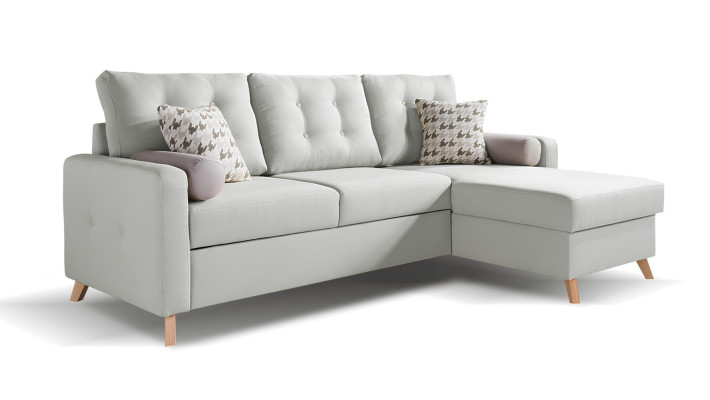 Moderne hjørnesofa med sovefunktion