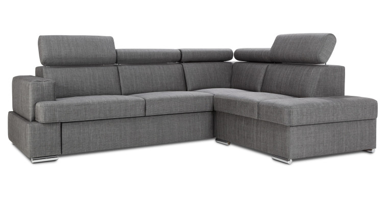 Moderne L-formet sofa med sovefunktion