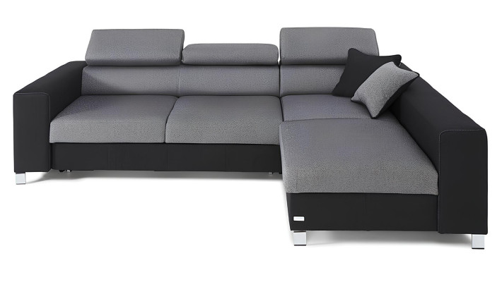 L-formet design sofa med moderne funktion som seng