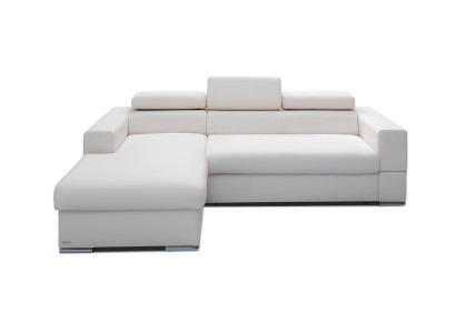 Moderne L-formet sofa med sovefunktion og opbevaringsplads