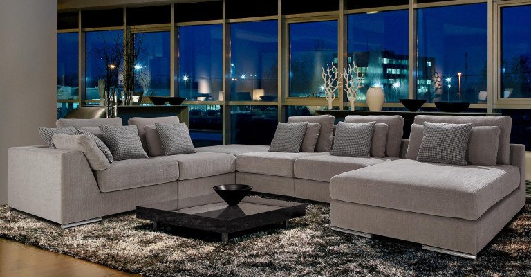 Moderne U-formet sofa