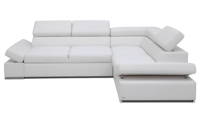 Moderne læder hjørnesofa 100%