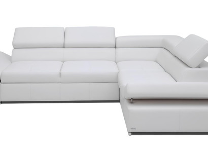 Moderne læder hjørnesofa 100%