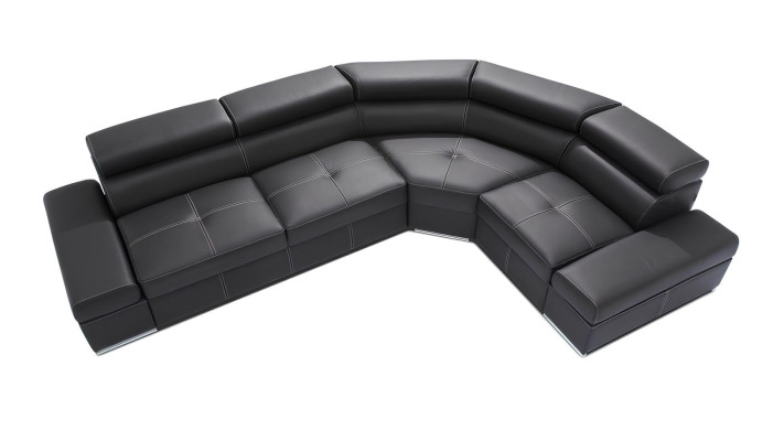 Moderne hjørnesofa design sovesofa 100% læder