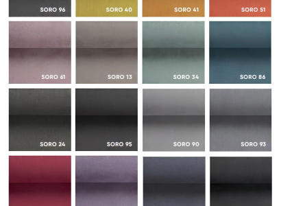 U-formet sofa med sovefunktion i et nyt polstret design