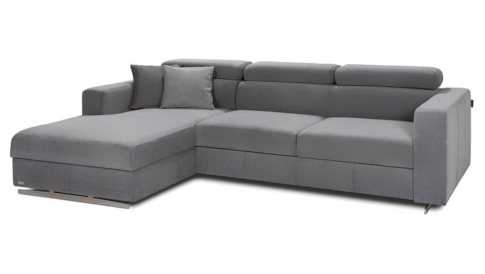 Moderne L-formet sofa med sovefunktion