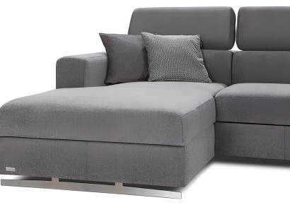 Moderne L-formet sofa med sovefunktion
