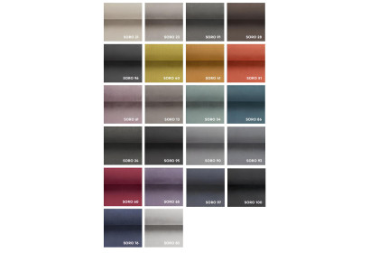 Moderne blå hjørnesofa med sovefunktion