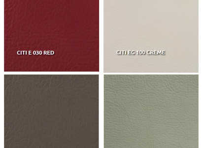 Sofa til 2 personer i 100% italiensk læder moderne design sort