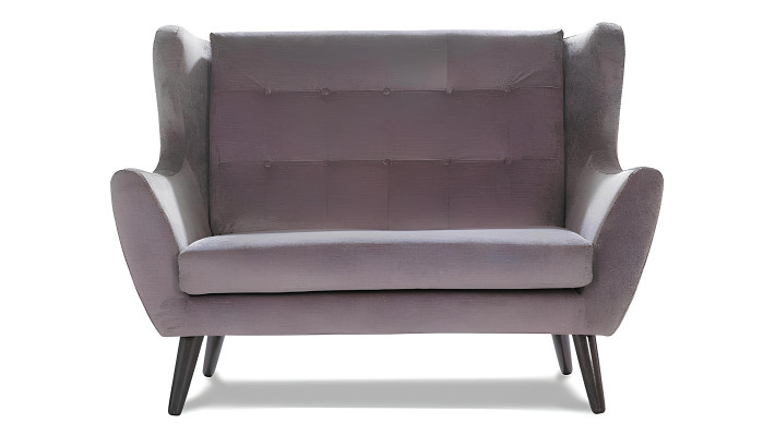 Sofa 3+1 pladser moderne design i gråt stof