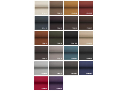 Sofa 2 pladser moderne design i blå stof