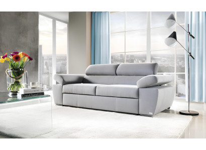Moderne stof to-personers sofa med sovefunktion