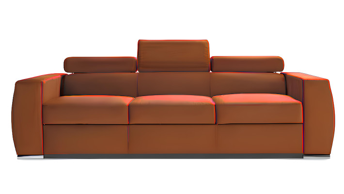 Sofa med sovefunktion Moderne design Stof Sofa 3+3 pladser