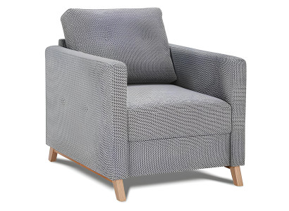 Læder Club Lounge stol designet polstret 1 plads afslappende drejelig TV ny