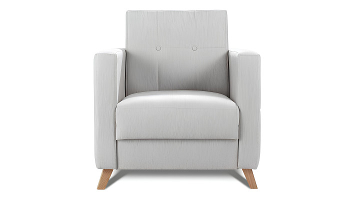 Læder Club Lounge stol designet polstret 1 plads afslappende drejelig TV ny