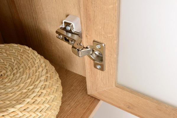 Sæt af 5 badeværelsesmøbler i rustik stil