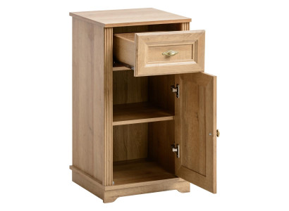 Badeværelse møbel Bad Neu, fritstående, i eg, vægskab