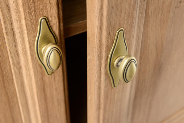 Badeværelse møbel Bad Neu, fritstående, i eg, vægskab