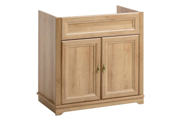 Mobil vask med vask nedenunder 80 cm i landlig stil