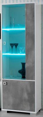 Moderne og luksuriøs glasvitrine