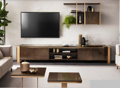 Sofa sæt 3+1+1 med moderne polstrede stole