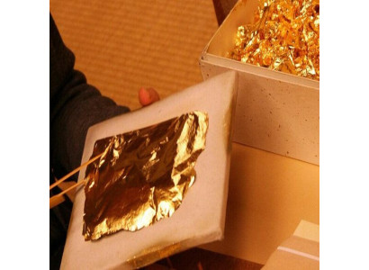 Klassisk stol sæt med design polstring 4x barok træ