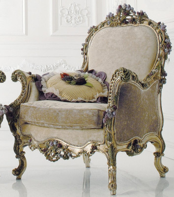 Læse stol, ørken stol, polstret sofa, luksus italiensk møbel