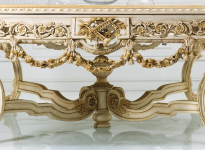 Antik stil massiv træ spisebord