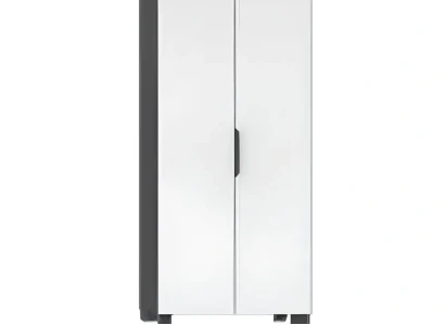 Luksus kontorskab med hvid hylde i træ kontormøbel