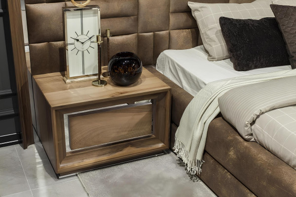 Polstret brun hotelmøbel 4 dele