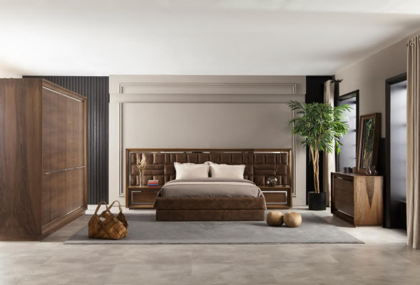 Luksus seng 160x200 polstret møbel hoteludstyr