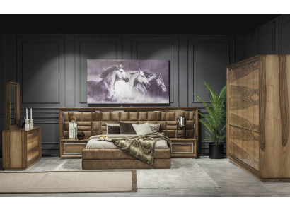 Luksus seng 160x200 polstret møbel hoteludstyr