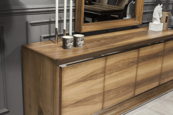 Mobil mobil + Brun spejl med opbevaringsplads Let at bruge Ny