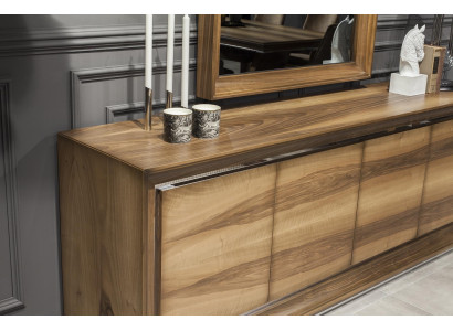 Mobil mobil + Brun spejl med opbevaringsplads Let at bruge Ny