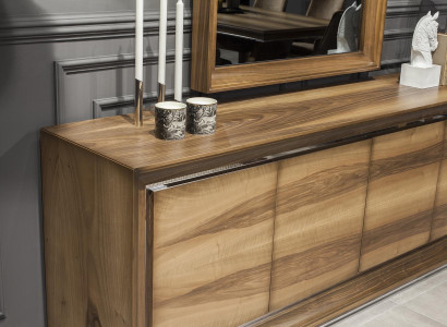 Mobil mobil + Brun spejl med opbevaringsplads Let at bruge Ny