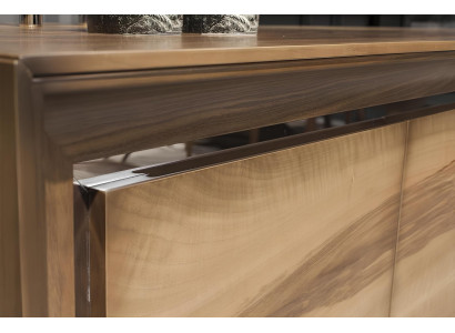 Luksus spisestue sæt med bord og stole, kommode, 7 dele