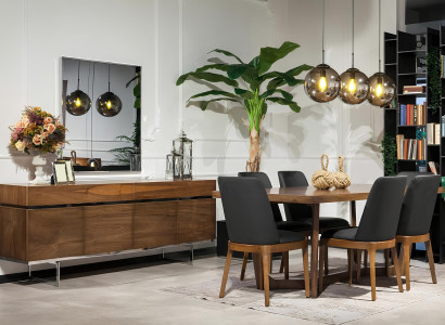 Sæt af spisebordsstole, møbelgruppe, stole, træudstyr