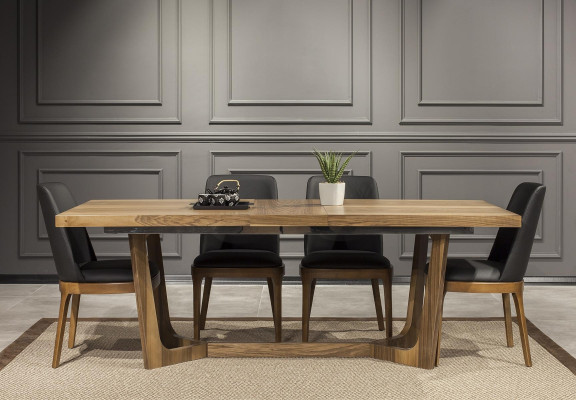 Moderne og praktisk luksus træ spisebord