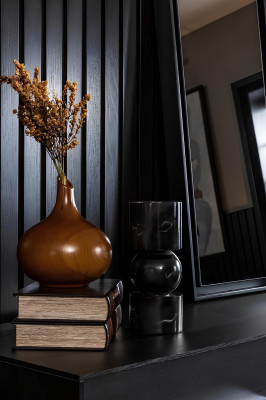 Kommode + spejl med opbevaringsplads 2 dele i sættet