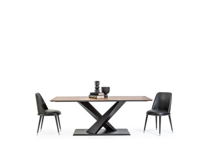 Moderne luksus køkkenbord brun 208x92cm