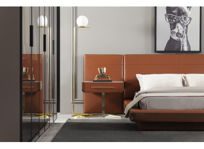 Praktisk natbord med opbevaringsplads i moderne stil