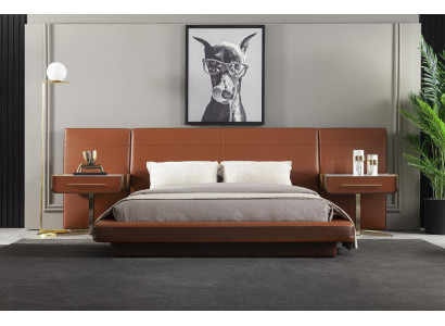 Hotel seng Lusso Marrone i en moderne, luksuriøs og komfortabel stil