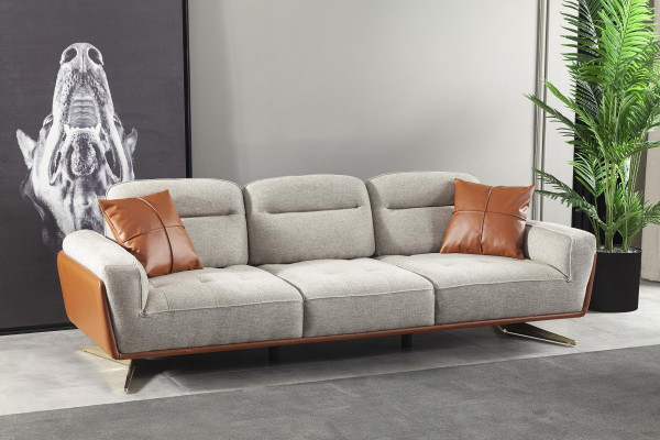 Komfortabel sofa til stuen 260cm Stor sofa