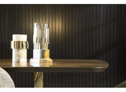 Luksus spisebord møbel med stålben køkkenbord