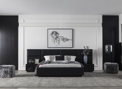 Luksus natbord med glasfacader