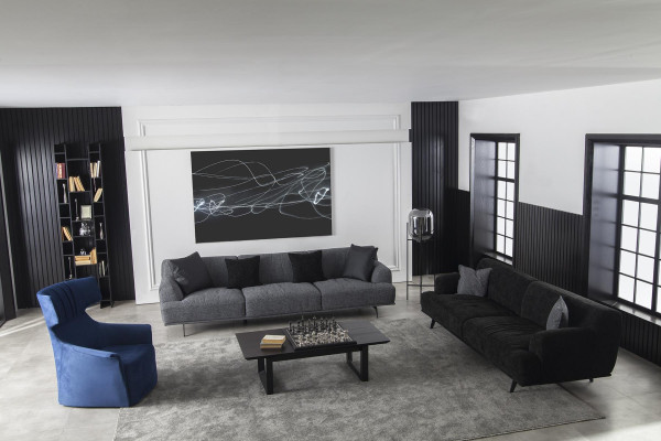 Sofa sæt 3+1 i luksuriøse bløde materialer