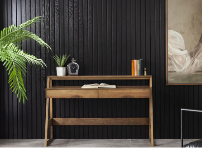 Luksus konsolbord med træ og komfortabel opbevaringsplads NY