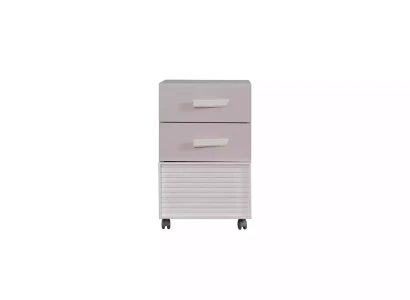 Rosa trækommode til børn