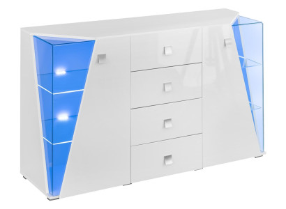 Hvid kommode design til luksuriøs stueindretning moderne møbler